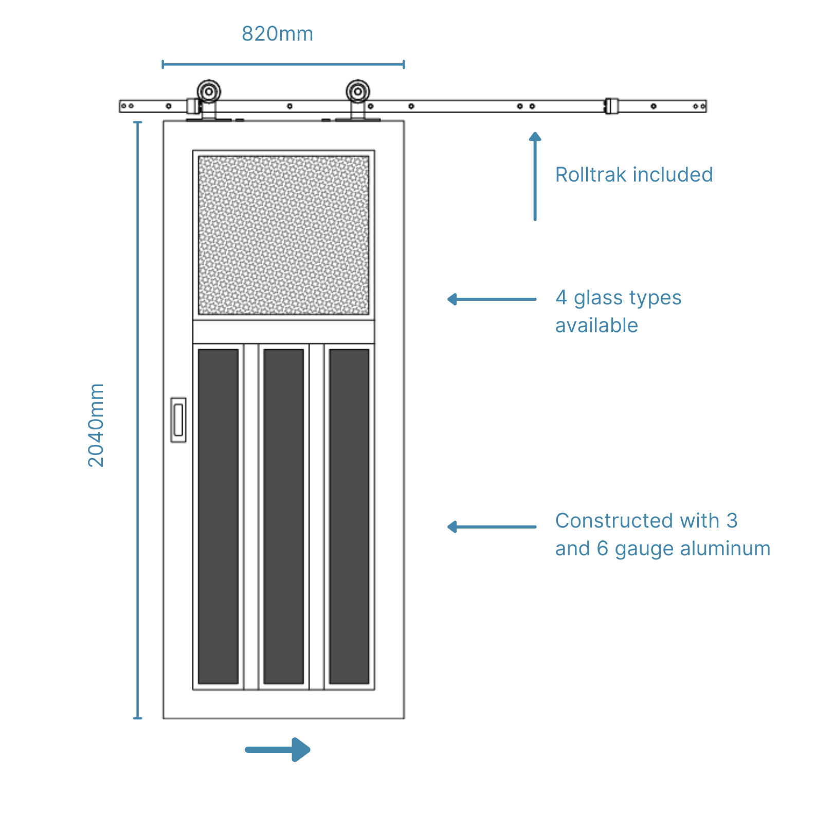 Ascot Barn Sliding Door