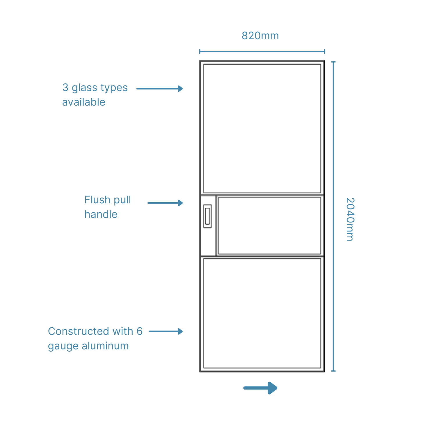 Bellevue Cavity Sliding Door