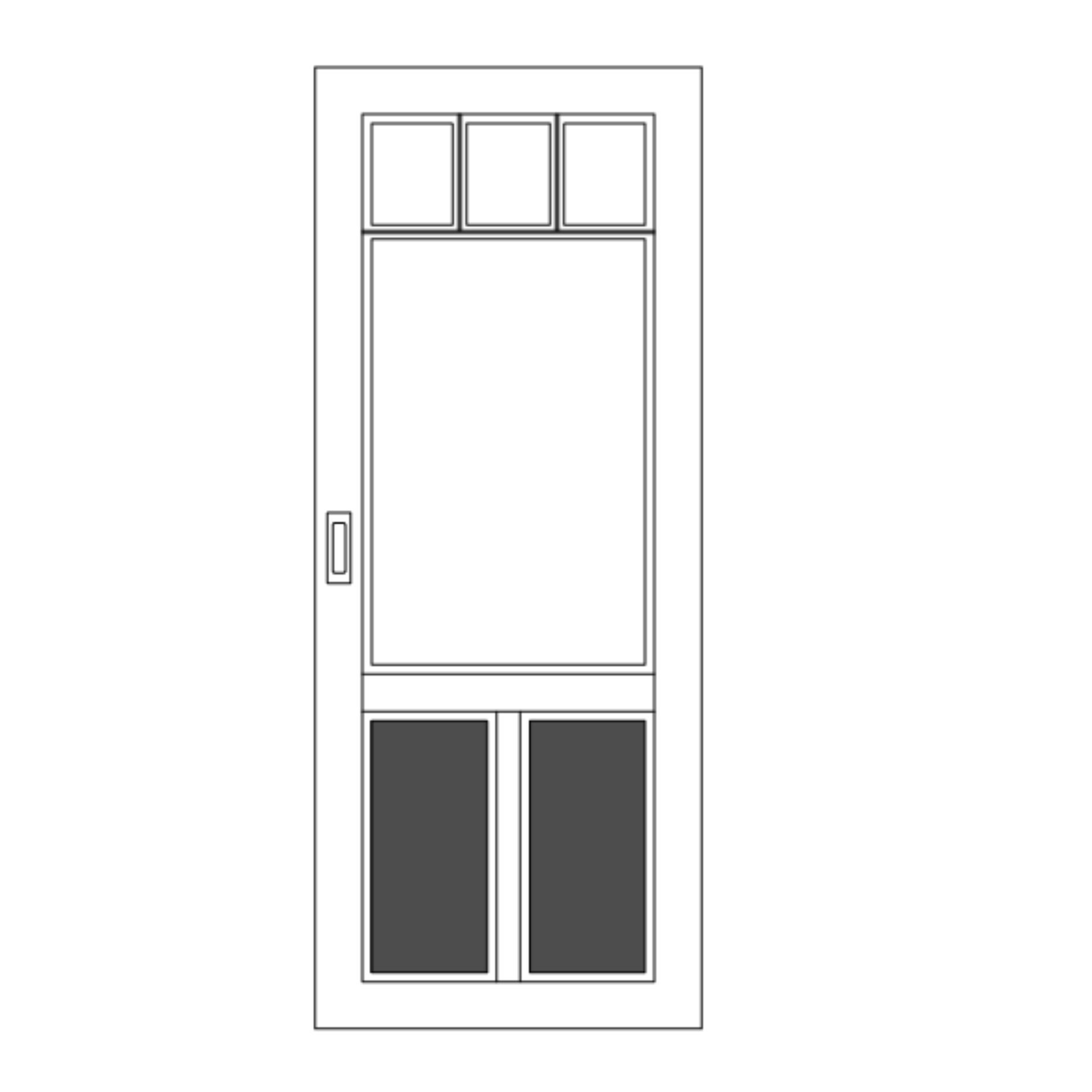 Teneriffe Cavity Sliding Door (2340x820mm) – Aust Doors Co